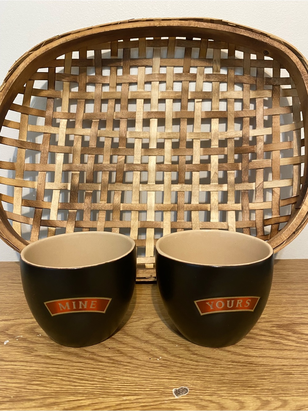 Baileys Irish Cream ceramic "Yours & Mine" cups